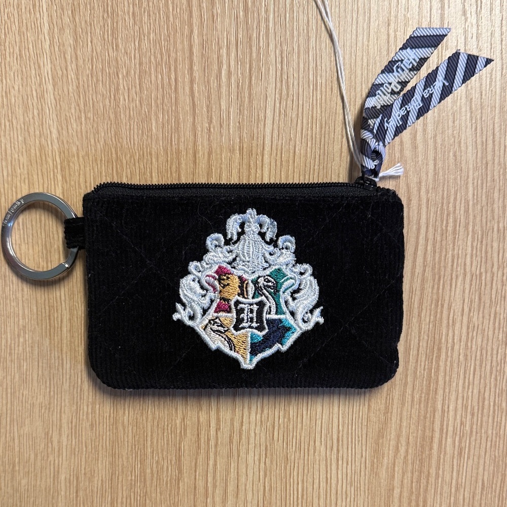 Vera Bradley Black Harry Potter Crest Coin Pouch